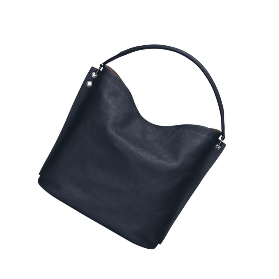 Bolsa De Hombro Longchamp 3D Mujer Azules | ES-ZFBE645