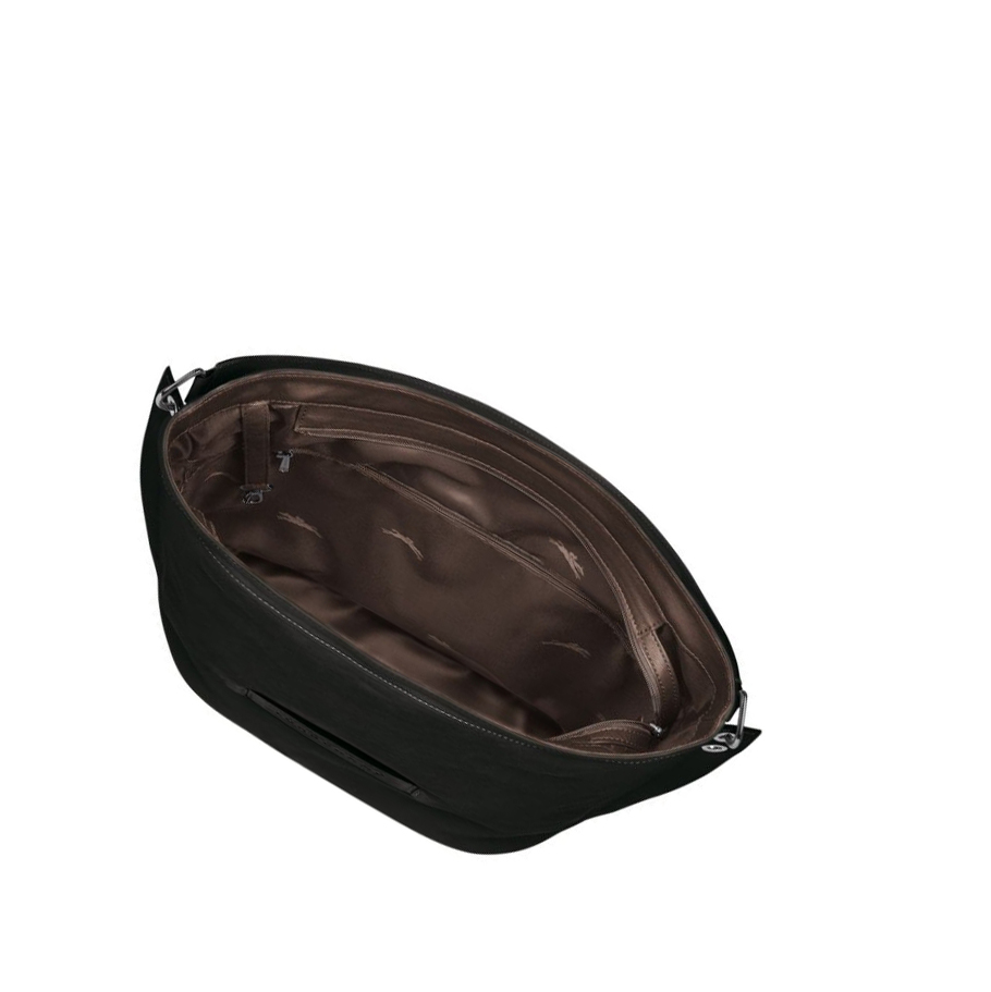 Bolsa De Hombro Longchamp 3D Mujer Negras | ES-BLXI582
