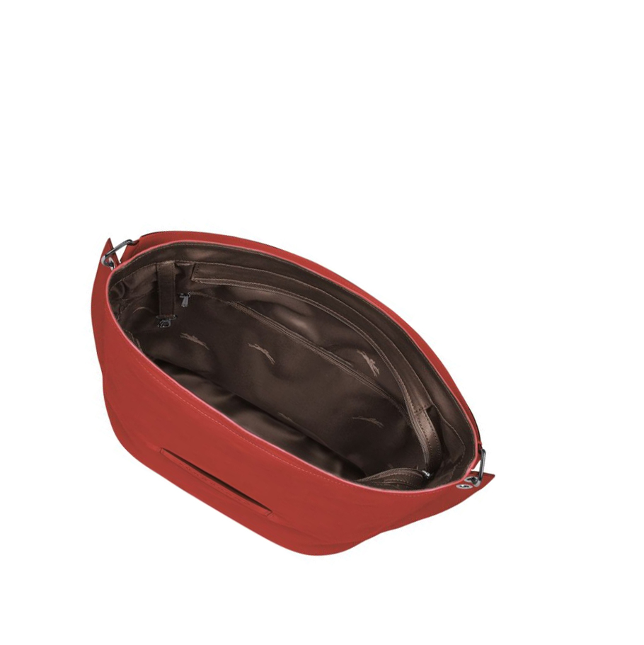 Bolsa De Hombro Longchamp 3D Mujer Rojas | ES-BNGQ721
