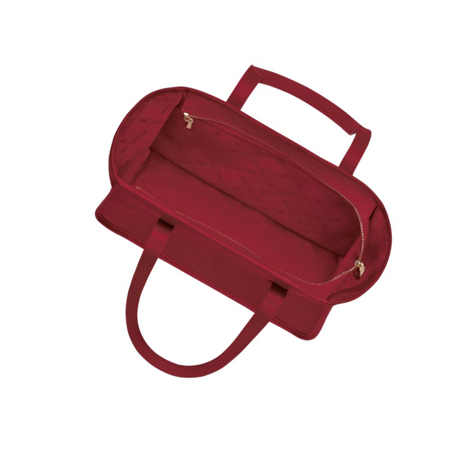 Bolsa De Hombro Longchamp Le Foulonné Mujer Rojas | ES-NSVB074