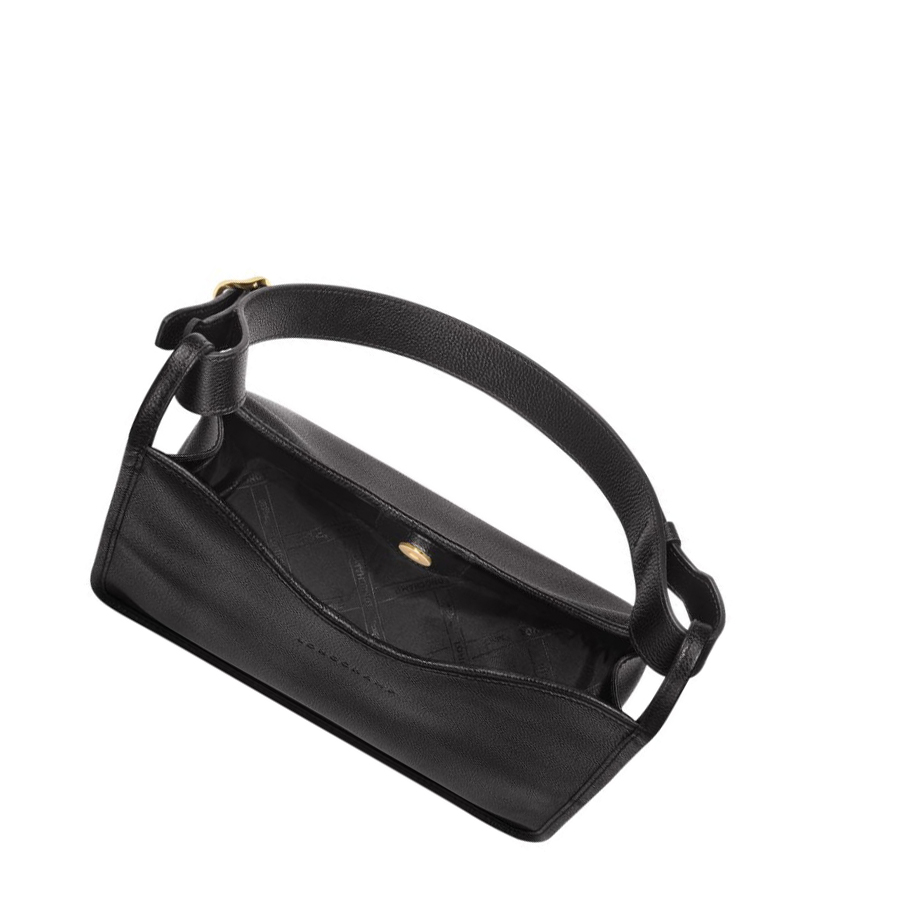 Bolsa De Hombro Longchamp Le Foulonné Mujer Negras | ES-ZPIC438