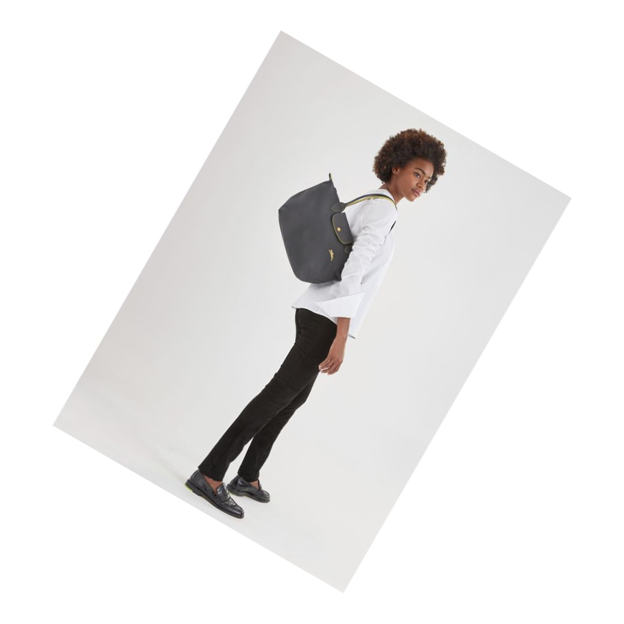 Bolsa De Hombro Longchamp Le Pliage Club S Mujer Gris | ES-CTPX792