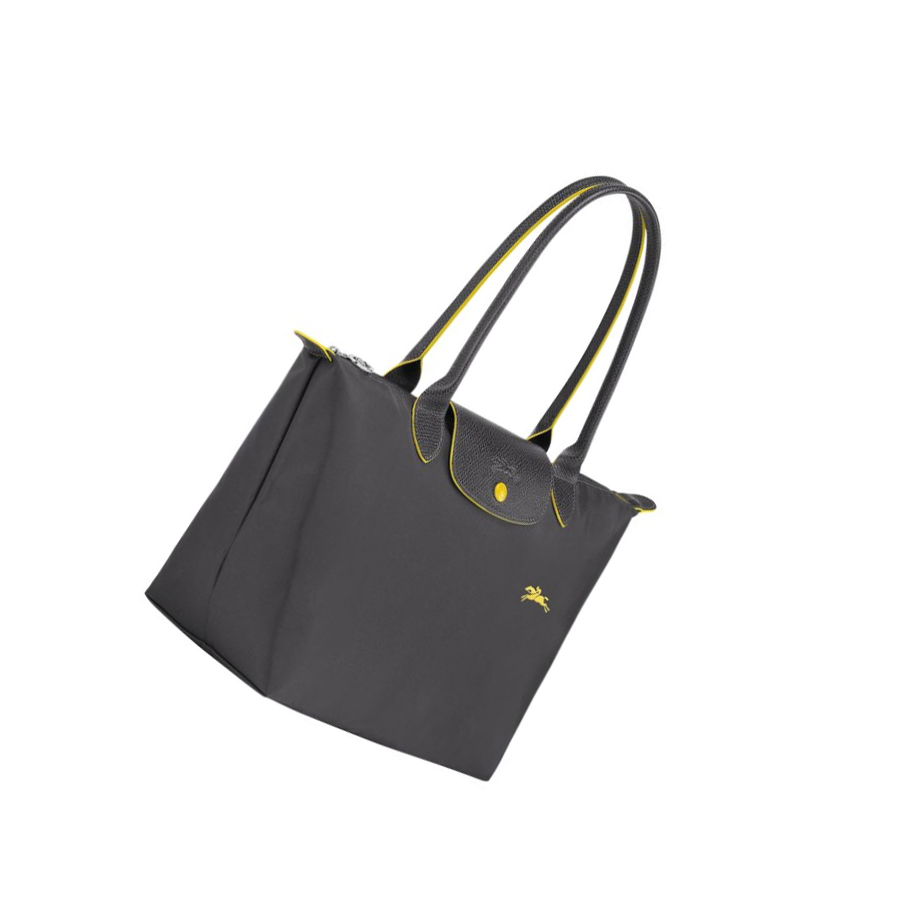 Bolsa De Hombro Longchamp Le Pliage Club S Mujer Gris | ES-CTPX792