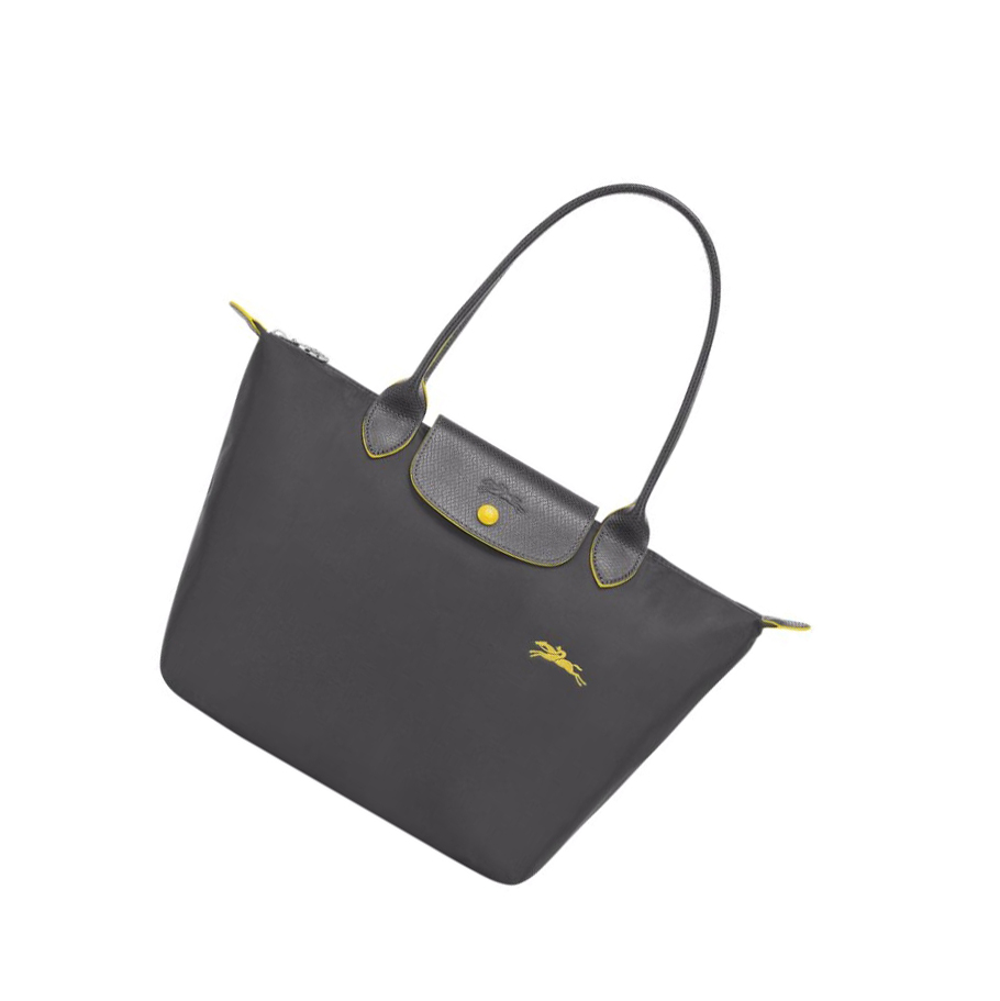 Bolsa De Hombro Longchamp Le Pliage Club S Mujer Gris | ES-CTPX792