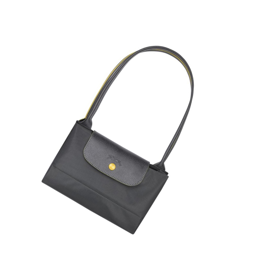 Bolsa De Hombro Longchamp Le Pliage Club L Mujer Gris | ES-ILEY648