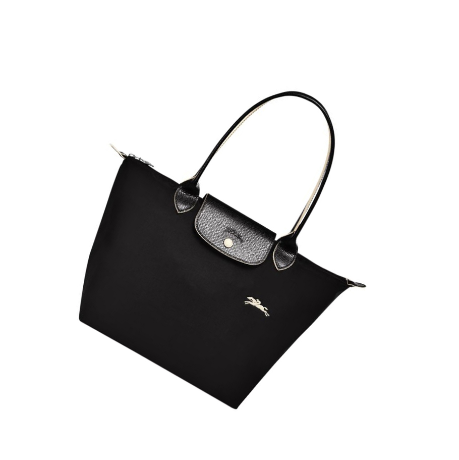 Bolsa De Hombro Longchamp Le Pliage Club S Mujer Negras | ES-JGCP293