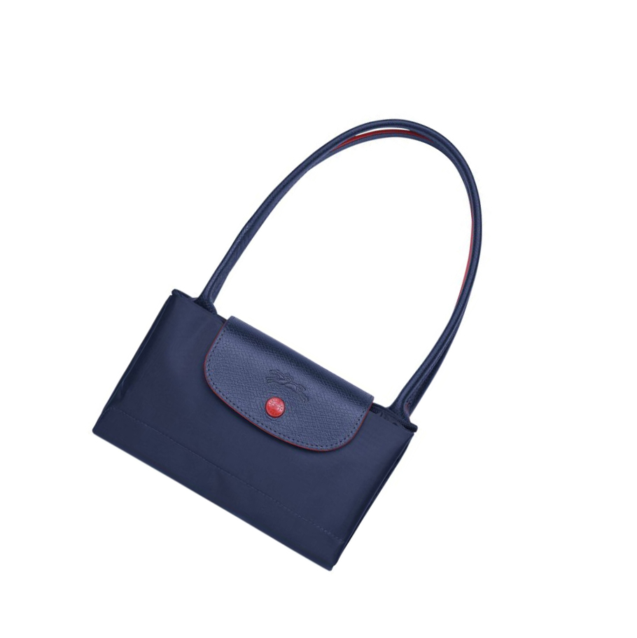 Bolsa De Hombro Longchamp Le Pliage Club S Mujer Azul Marino | ES-KSVY189