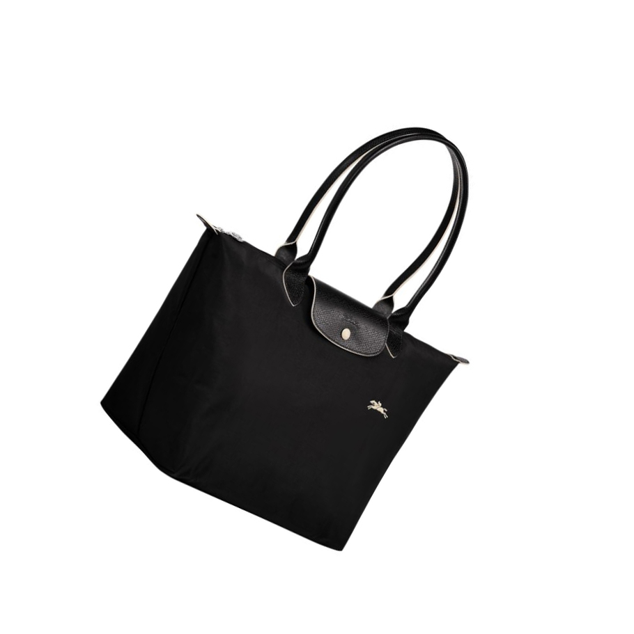 Bolsa De Hombro Longchamp Le Pliage Club L Mujer Negras | ES-UWLF148