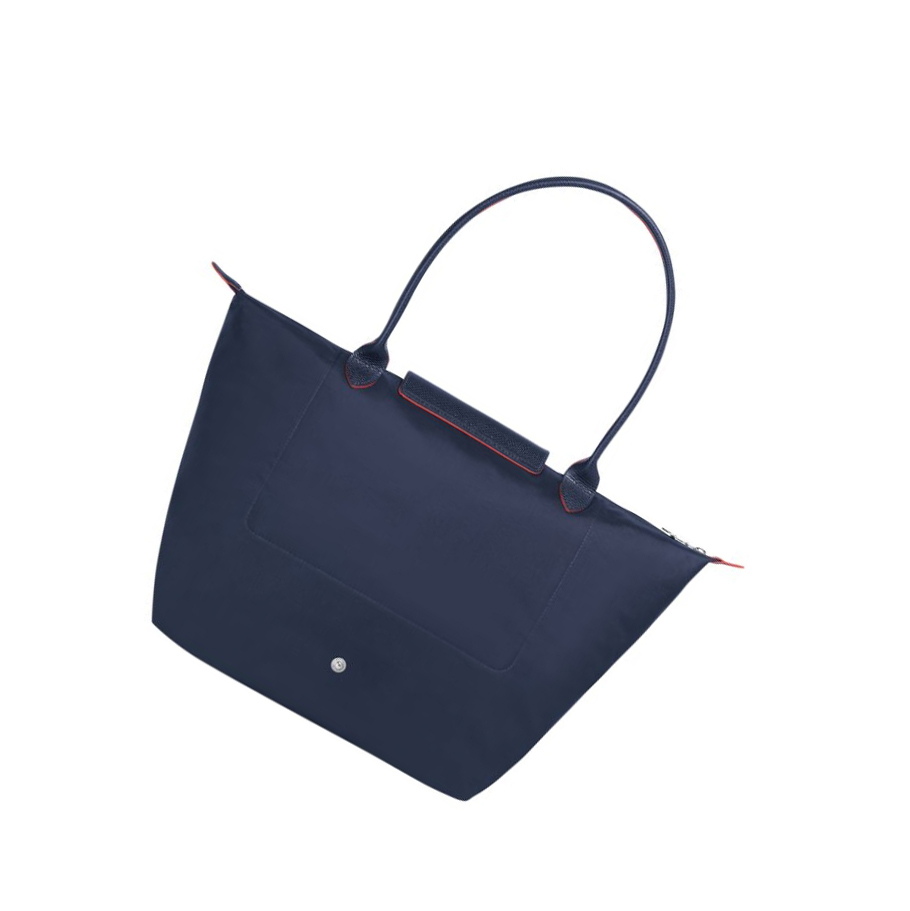 Bolsa De Hombro Longchamp Le Pliage Club L Mujer Azul Marino | ES-VSXQ021