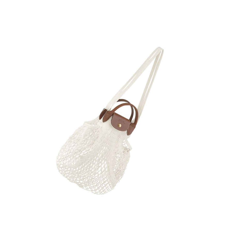 Bolsa De Hombro Longchamp Le Pliage Filet Mujer Beige | ES-HILF831