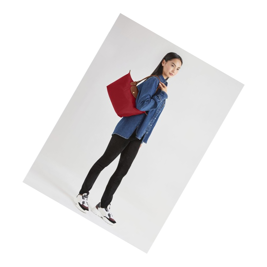 Bolsa De Hombro Longchamp Le Pliage Original S Mujer Rojas | ES-AVJL280