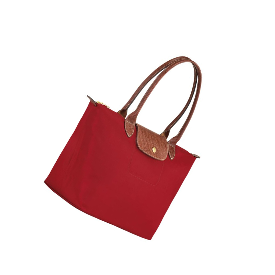 Bolsa De Hombro Longchamp Le Pliage Original S Mujer Rojas | ES-AVJL280
