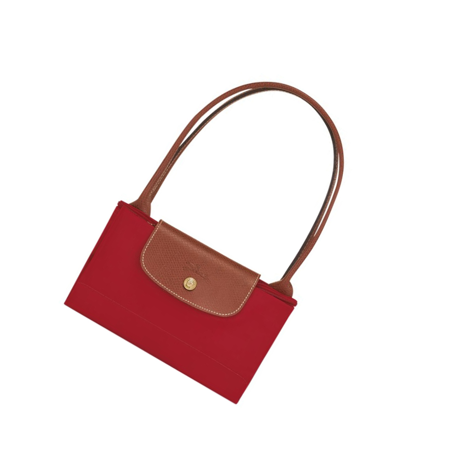 Bolsa De Hombro Longchamp Le Pliage Original S Mujer Rojas | ES-AVJL280