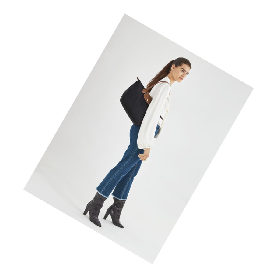 Bolsa De Hombro Longchamp Le Pliage Original S Mujer Negras | ES-IAQD658