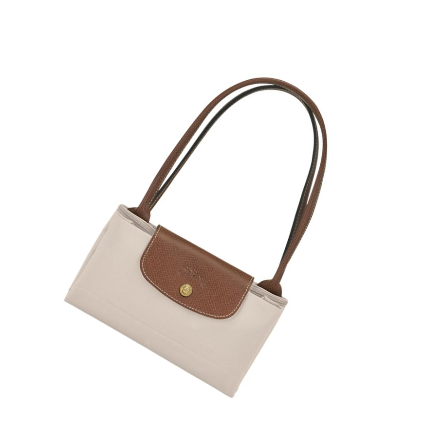 Bolsa De Hombro Longchamp Le Pliage Original S Mujer Beige | ES-NCRL948
