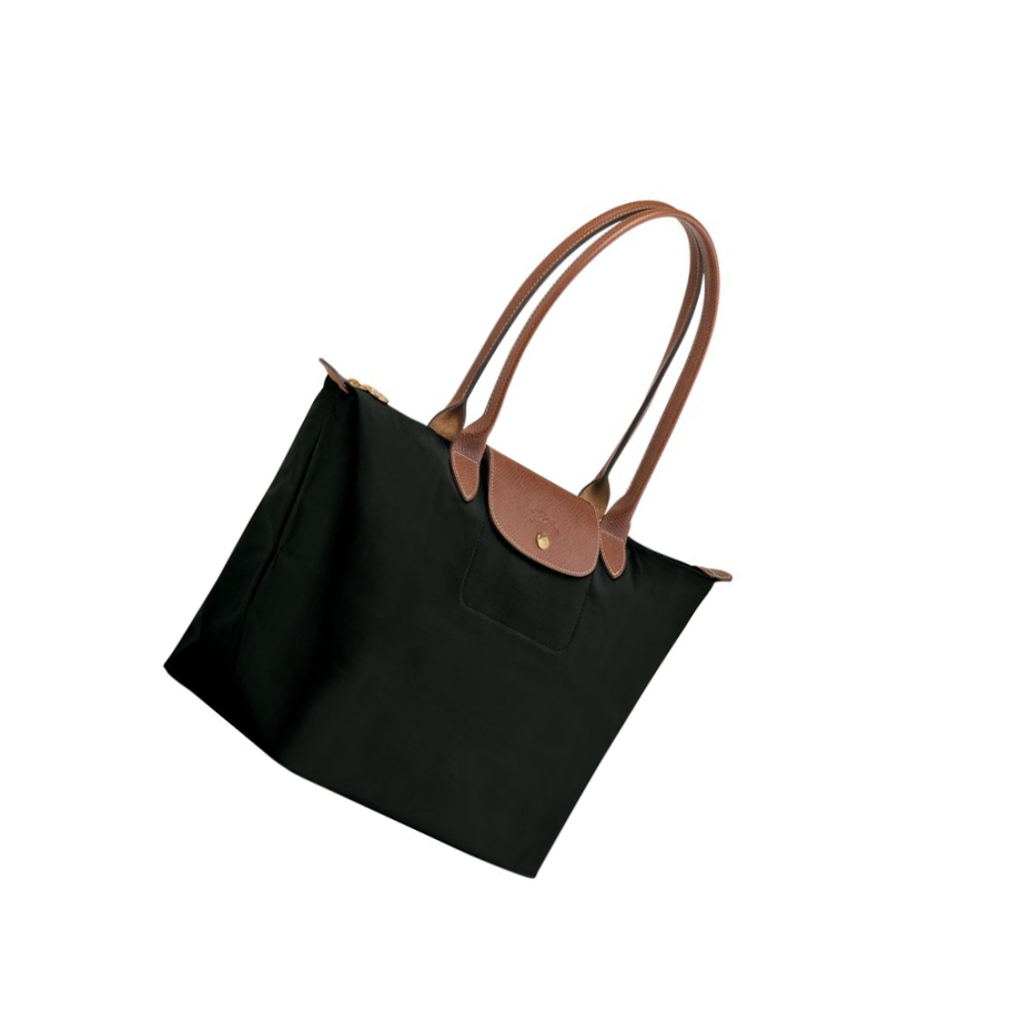 Bolsa De Hombro Longchamp Le Pliage Original L Mujer Negras | ES-TIKD306