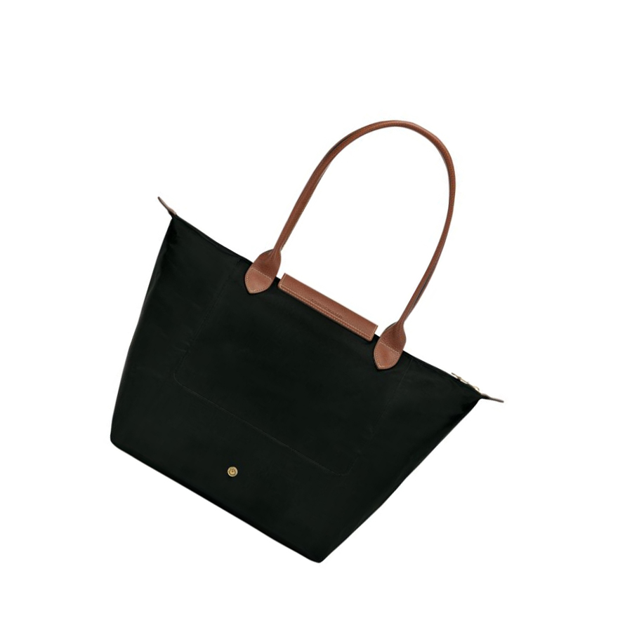Bolsa De Hombro Longchamp Le Pliage Original L Mujer Negras | ES-TIKD306