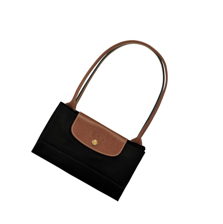Bolsa De Hombro Longchamp Le Pliage Original L Mujer Negras | ES-TIKD306