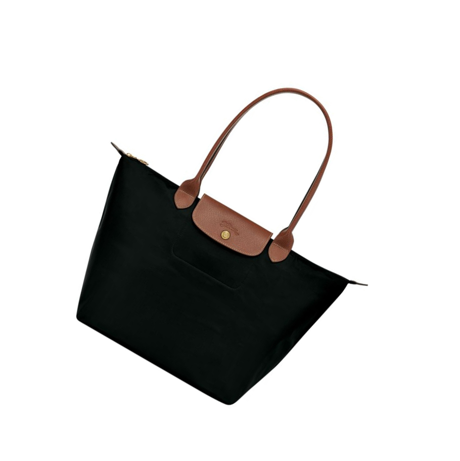 Bolsa De Hombro Longchamp Le Pliage Original L Mujer Negras | ES-TIKD306