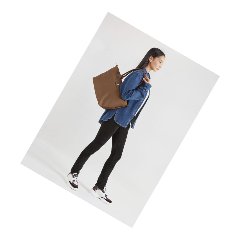 Bolsa De Hombro Longchamp Le Pliage Original L Mujer Marrones | ES-TZJF460