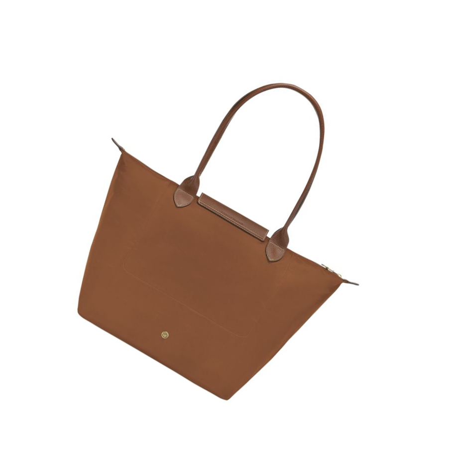 Bolsa De Hombro Longchamp Le Pliage Original L Mujer Marrones | ES-TZJF460