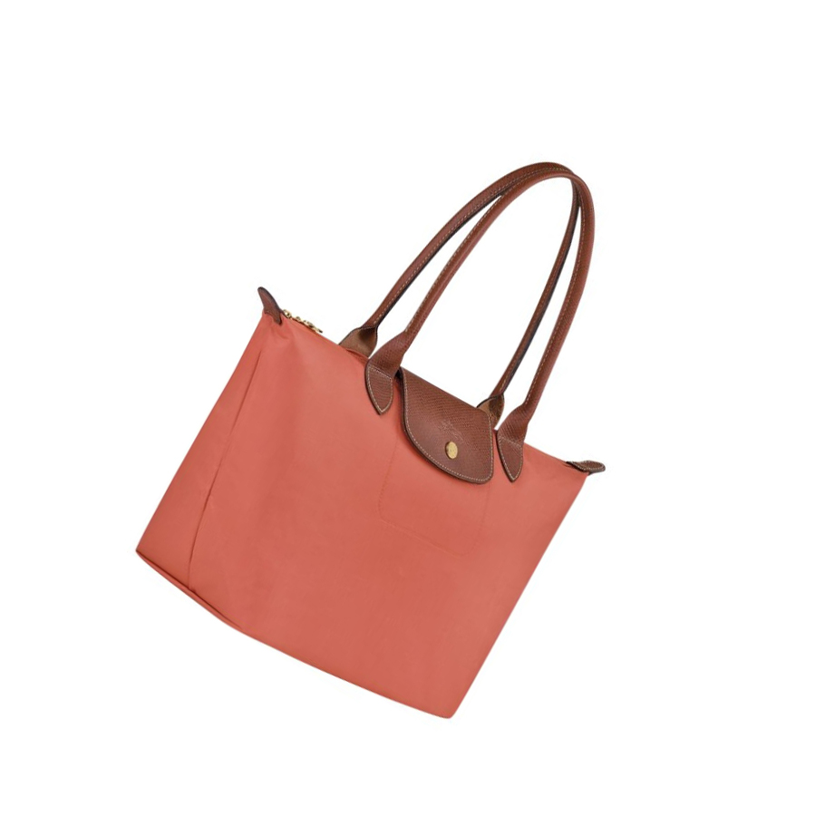 Bolsa De Hombro Longchamp Le Pliage Original S Mujer Rosas | ES-WBYI635