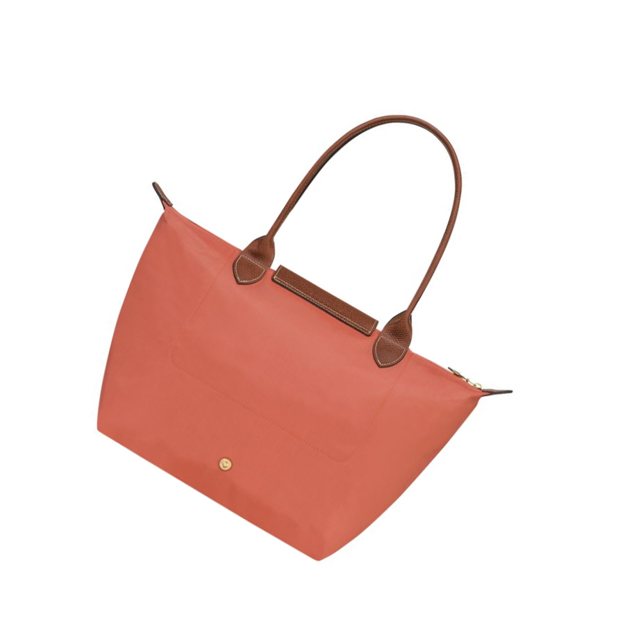 Bolsa De Hombro Longchamp Le Pliage Original S Mujer Rosas | ES-WBYI635