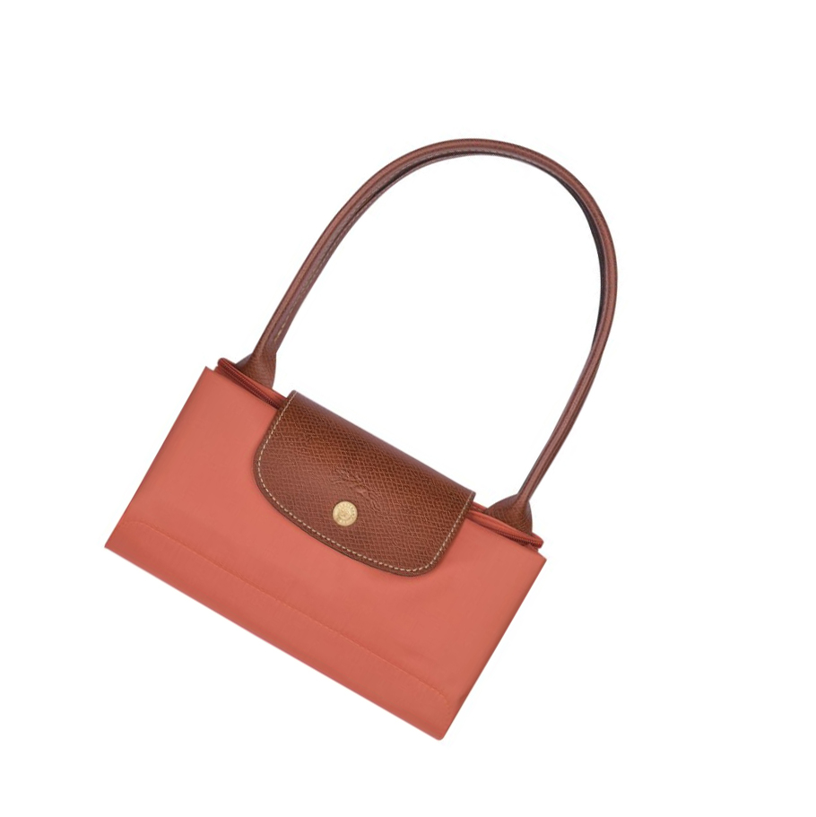 Bolsa De Hombro Longchamp Le Pliage Original S Mujer Rosas | ES-WBYI635
