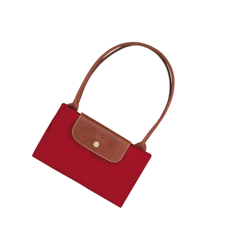 Bolsa De Hombro Longchamp Le Pliage Original L Mujer Rojas | ES-WENR124