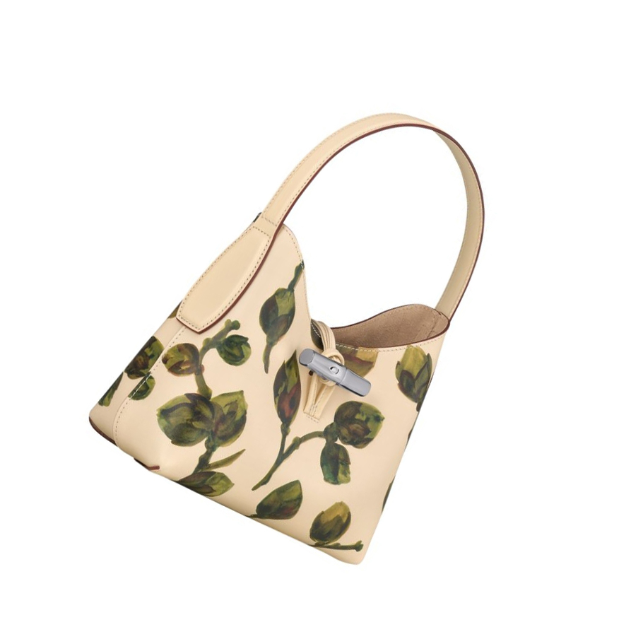Bolsa De Hombro Longchamp Roseau Végétal XS Mujer Kaki | ES-NKGD238