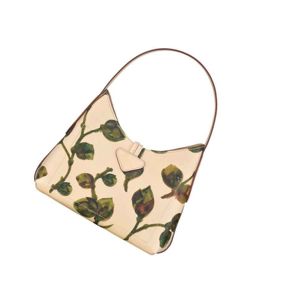 Bolsa De Hombro Longchamp Roseau Végétal XS Mujer Kaki | ES-NKGD238