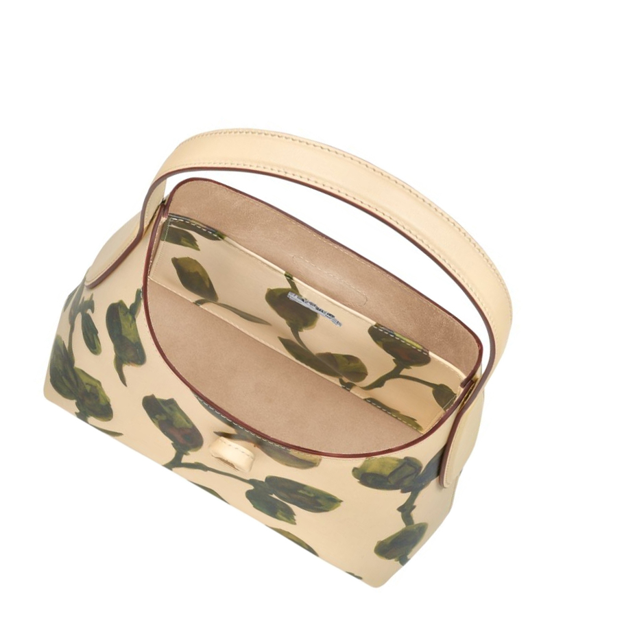Bolsa De Hombro Longchamp Roseau Végétal XS Mujer Kaki | ES-NKGD238