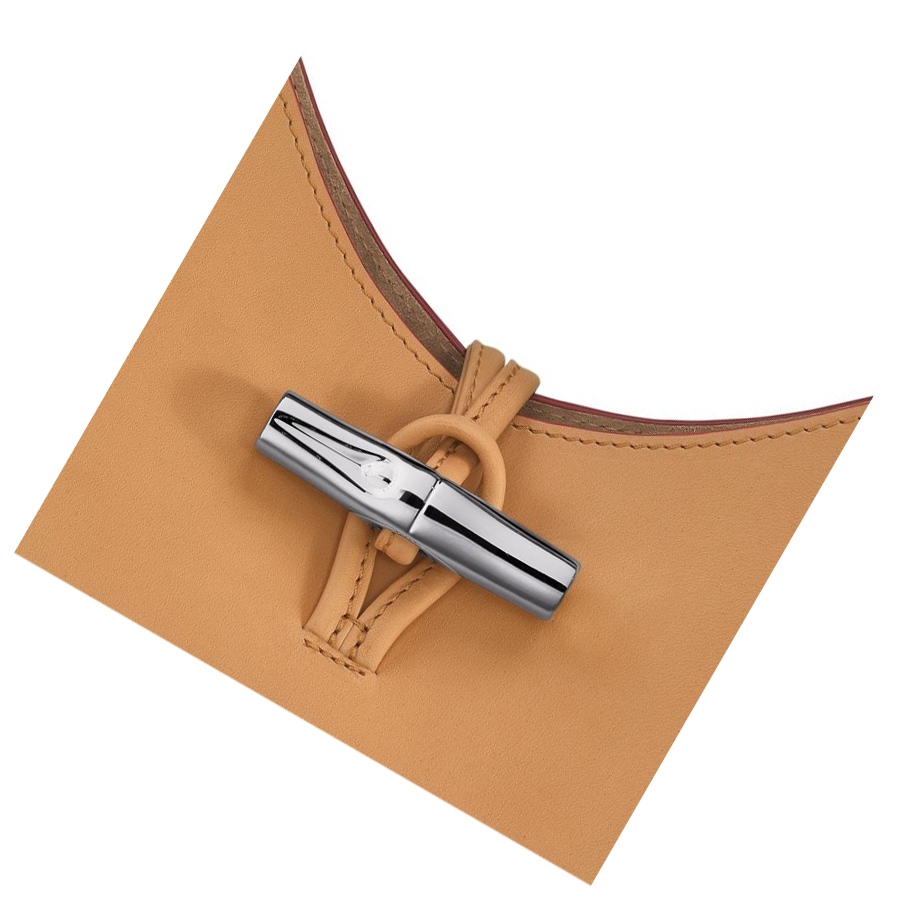 Bolsa De Hombro Longchamp Roseau XS Mujer Marrones | ES-IZHF680