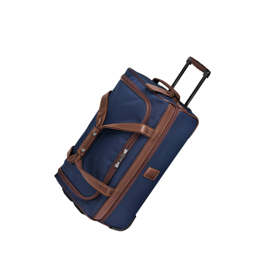 Bolsa Duffle Longchamp Boxford Mujer Azules | ES-GVFY571