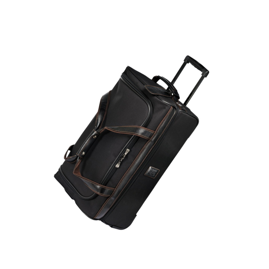 Bolsa Duffle Longchamp Boxford Mujer Negras | ES-ATRB469