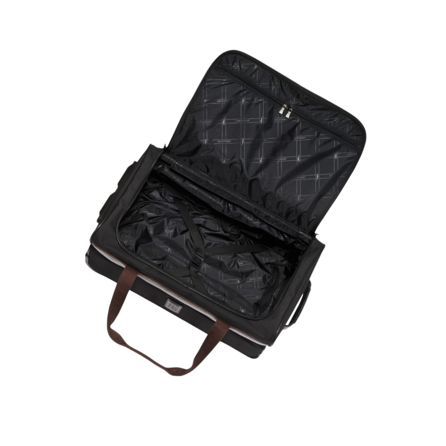 Bolsa Duffle Longchamp Boxford Mujer Negras | ES-ATRB469