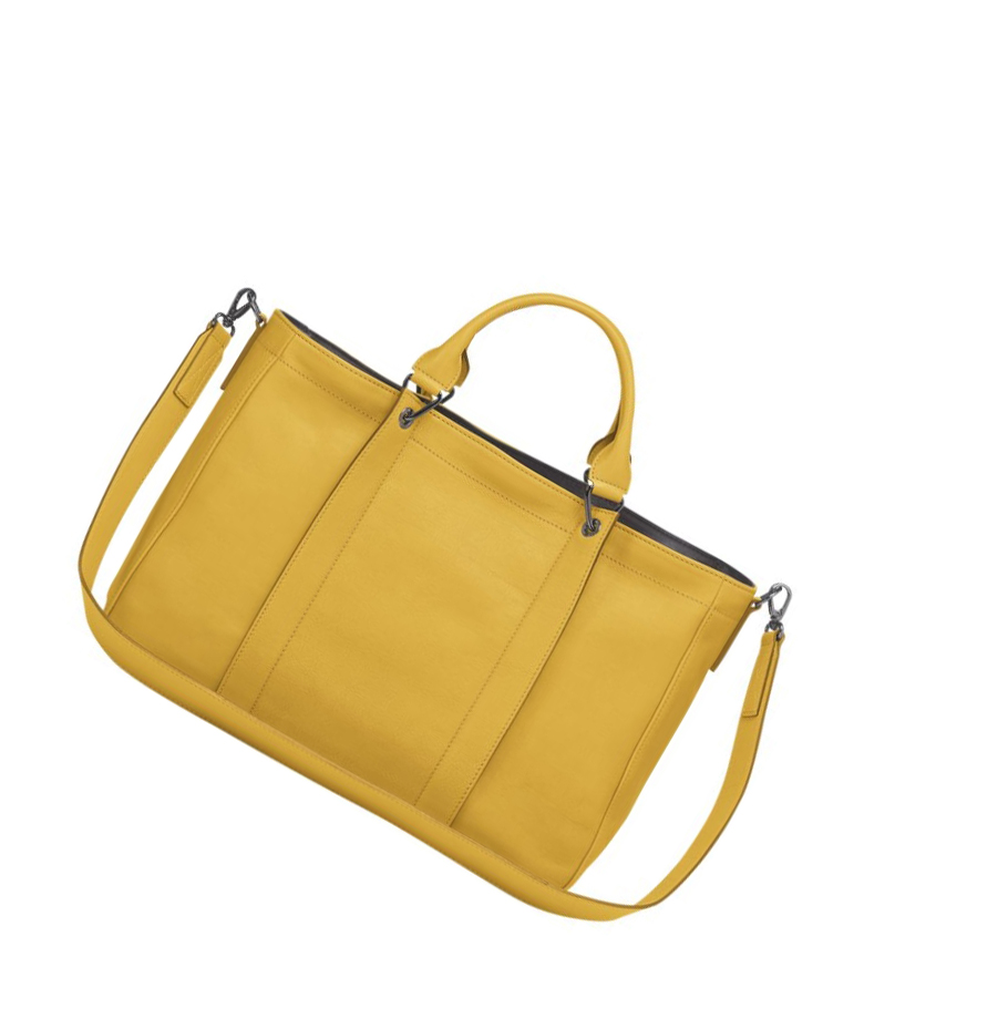Bolsas De Mano Longchamp 3D M Mujer Amarillo | ES-FHDB016