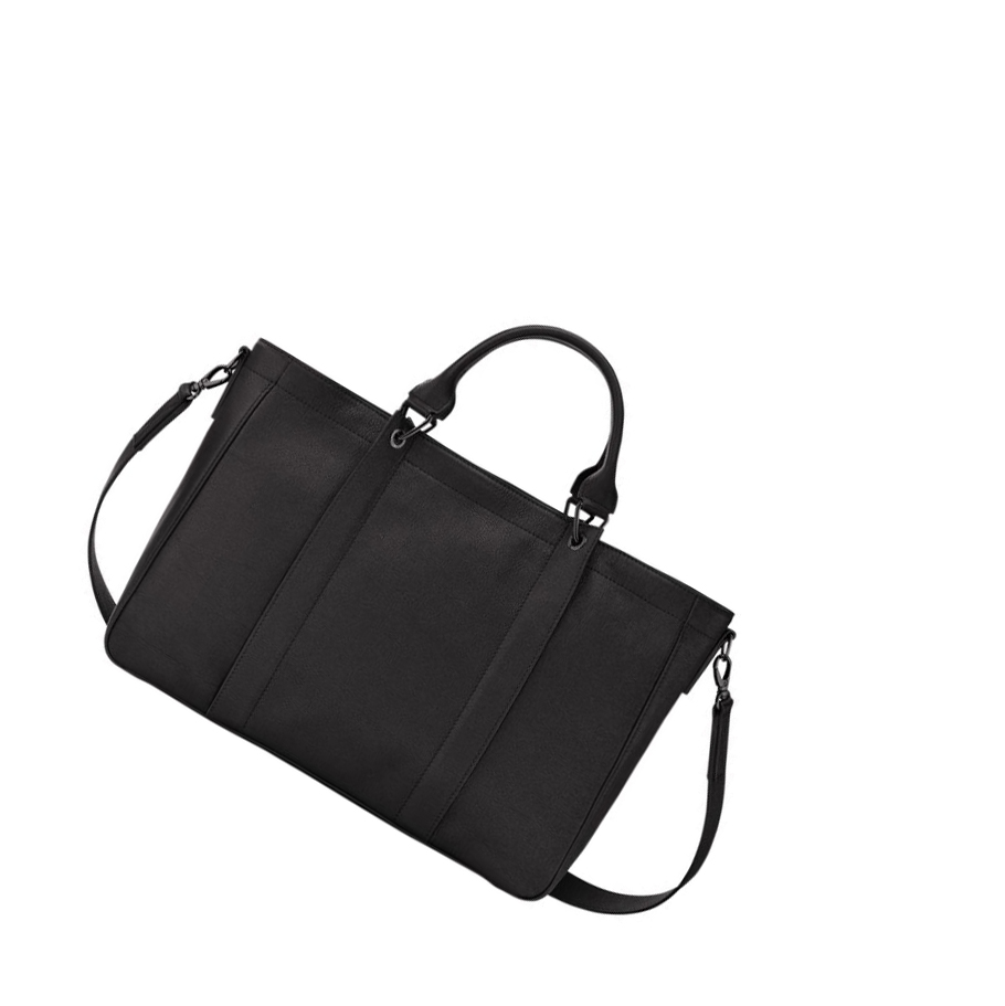 Bolsas De Mano Longchamp 3D M Mujer Negras | ES-SLCF194