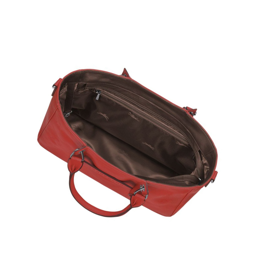 Bolsas De Mano Longchamp 3D M Mujer Rojas | ES-KGPO594