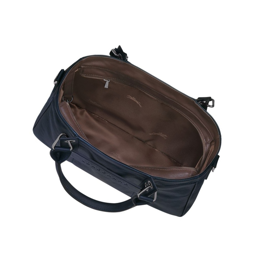 Bolsas De Mano Longchamp 3D S Mujer Azules | ES-AJHU052