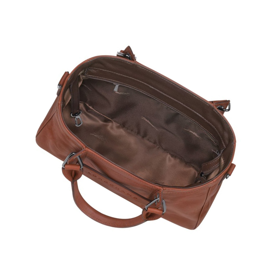 Bolsas De Mano Longchamp 3D S Mujer Marrones | ES-WCVF679