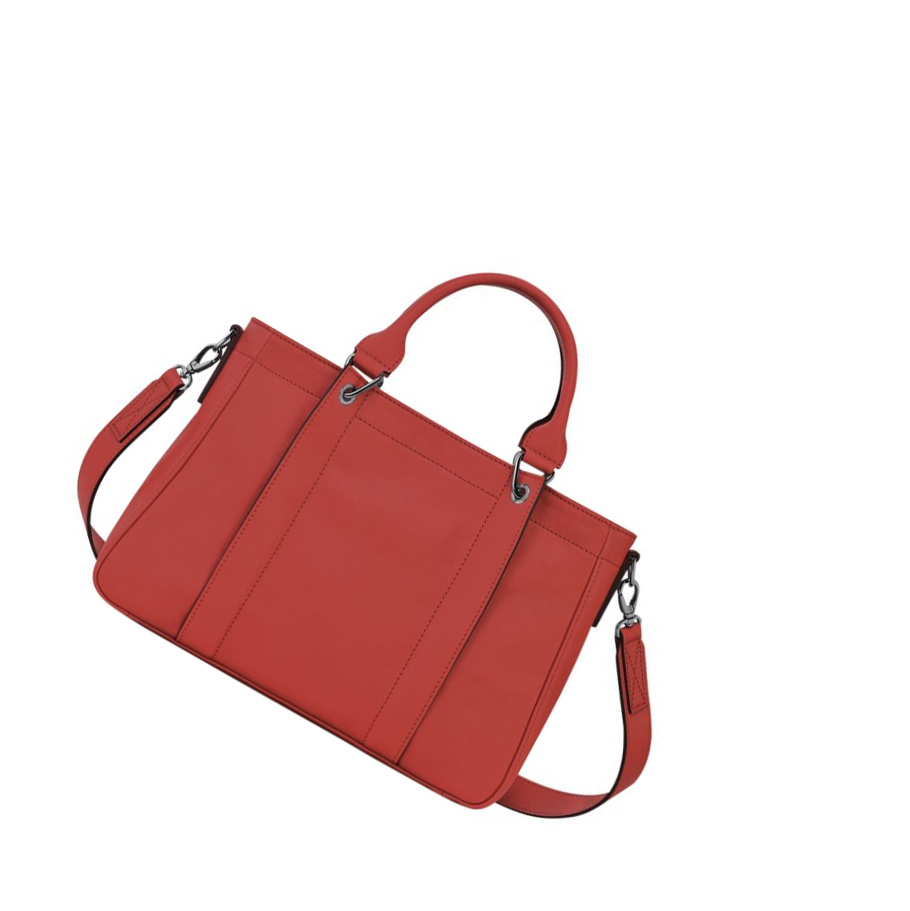 Bolsas De Mano Longchamp 3D S Mujer Rojas | ES-ZONA467
