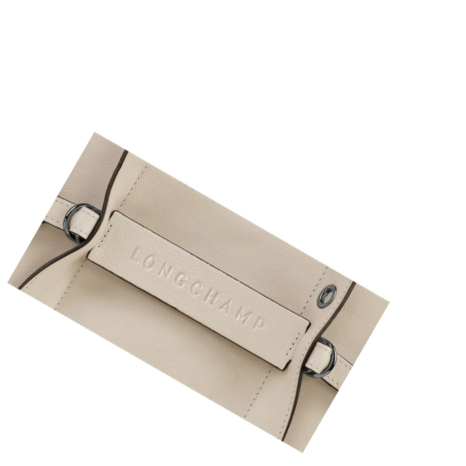 Bolsas De Mano Longchamp 3D Sangle S Mujer Beige | ES-QMWC459