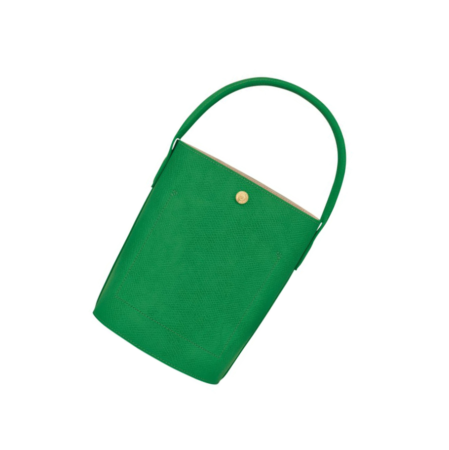 Bolsas De Mano Longchamp Cuir De Russie Mujer Verde | ES-TXQK143