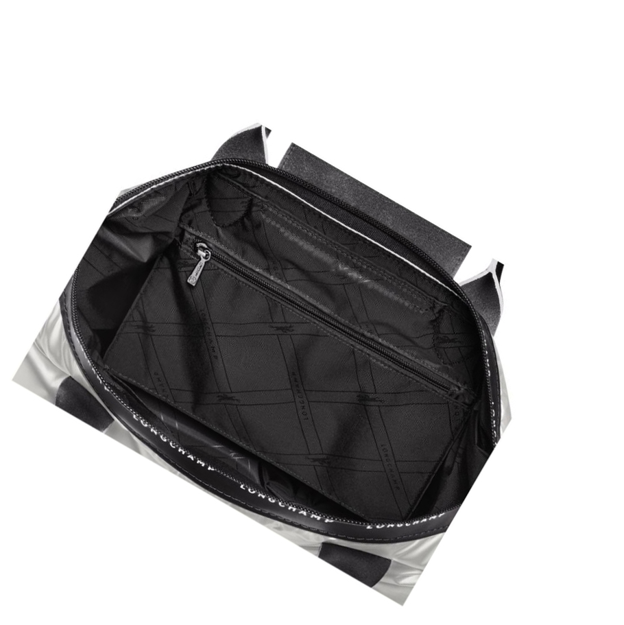 Bolsas De Mano Longchamp Le Pliage Alpin S Mujer Plateadas | ES-UTSG643