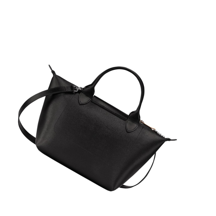 Bolsas De Mano Longchamp Le Pliage City S Mujer Negras | ES-IKZP980