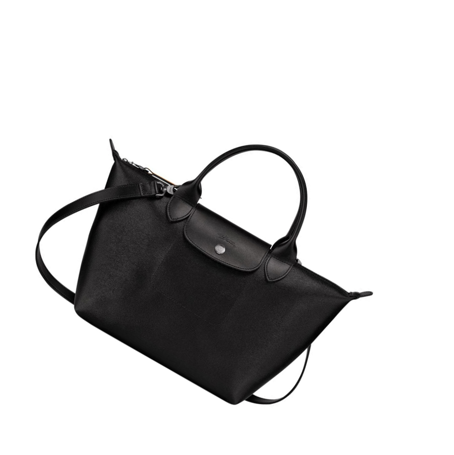 Bolsas De Mano Longchamp Le Pliage City S Mujer Negras | ES-IKZP980