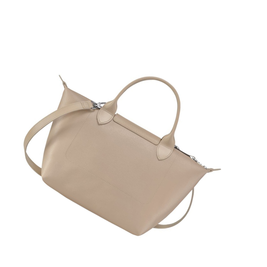 Bolsas De Mano Longchamp Le Pliage City S Mujer Beige | ES-KZJD760