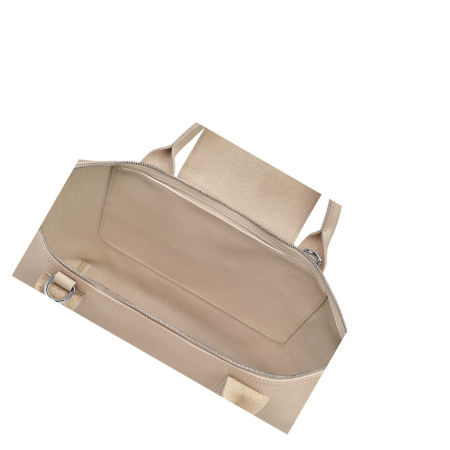 Bolsas De Mano Longchamp Le Pliage City S Mujer Beige | ES-KZJD760