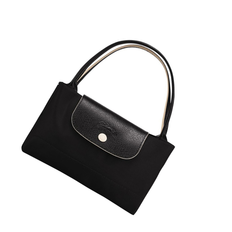 Bolsas De Mano Longchamp Le Pliage Club M Mujer Negras | ES-DVZA612